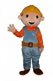

Bob The Builder Clothes Adult Mascot Costume Adult Size Fancy Dress For Halloween Party