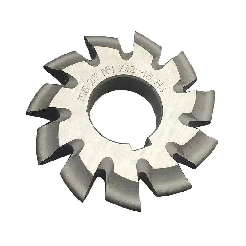 M0.3 M0.5M0.8 M1 M1.25 M2 M2.5 M3 M4-M10 Modulus PA20 degrees NO.1-NO.8 HSS Gear Milling cutter Gear cutting tools