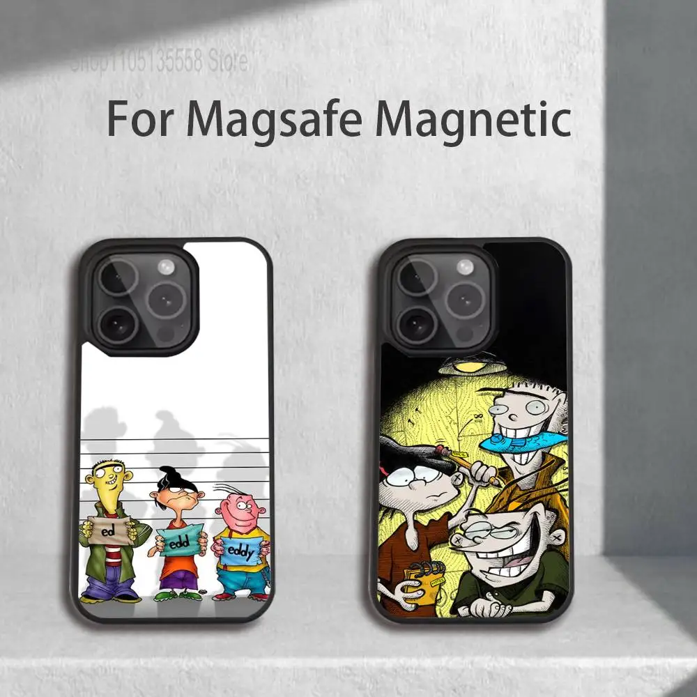 

Cute Ed E-Edd N E-Eddys Phone Case For iPhone 17,16,15,14,13,12,11,Pro,Max,Plus,Mini,SE4,E Magnetic Magsafe Wireless Charging