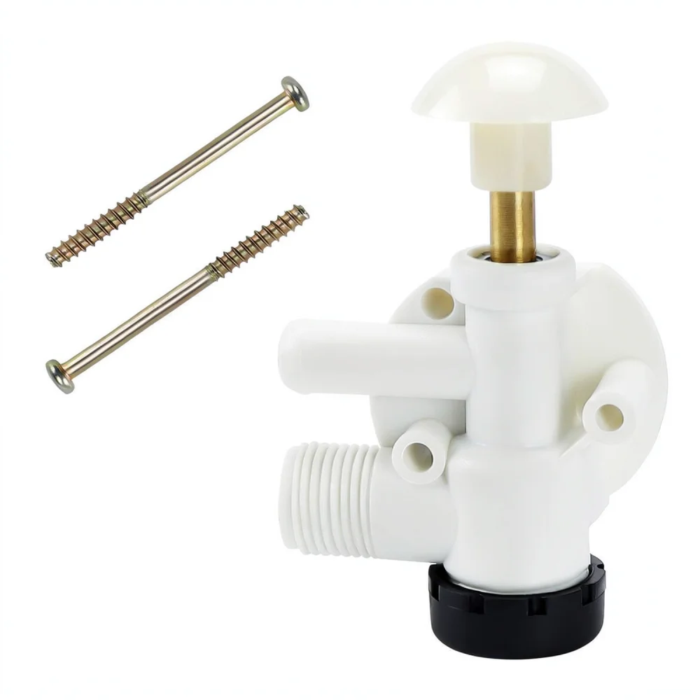 Water Valve Repair Kit For RV Toilet 385314349 Motorhome Plumbing Maintenance Replacement Parts Leak Proof ABS Accessory