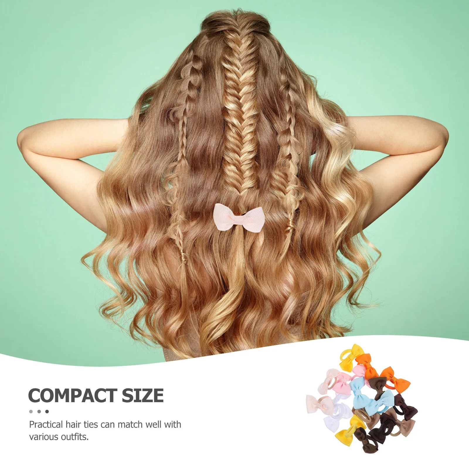 

18 Pcs Bow Holder Girls Ties Little Girls Hair Ties Ponytail Holder Hair Accessories Bows Scrunchies Gifts