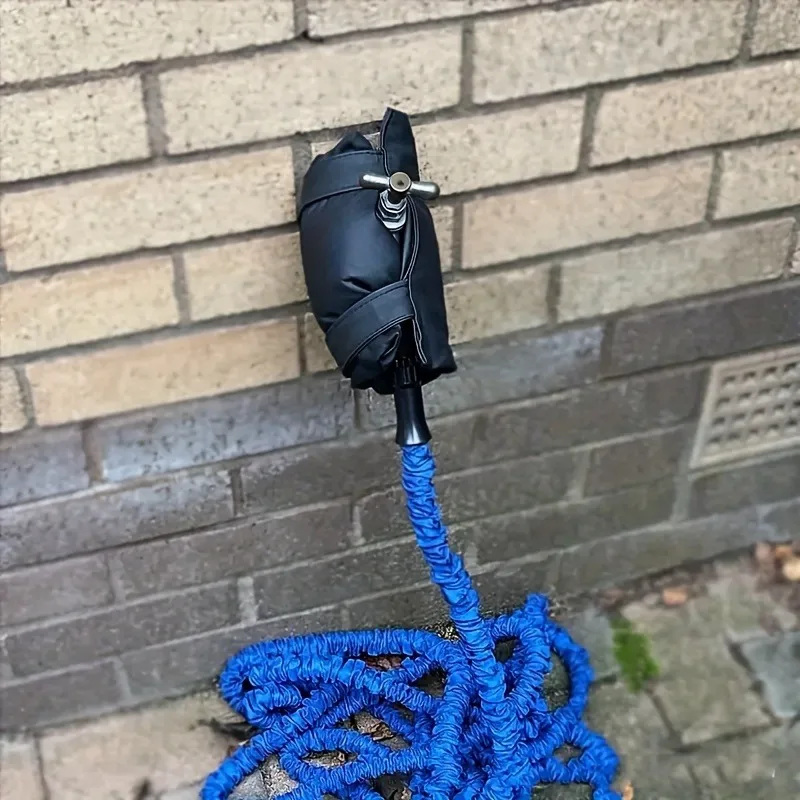 2 قطعة/1 قطعة من أغطية الصنبور الخارجية لمنع التجميد، عزل الشتاء للحنفيات، سهل الإزالة، لدفء الشتاء