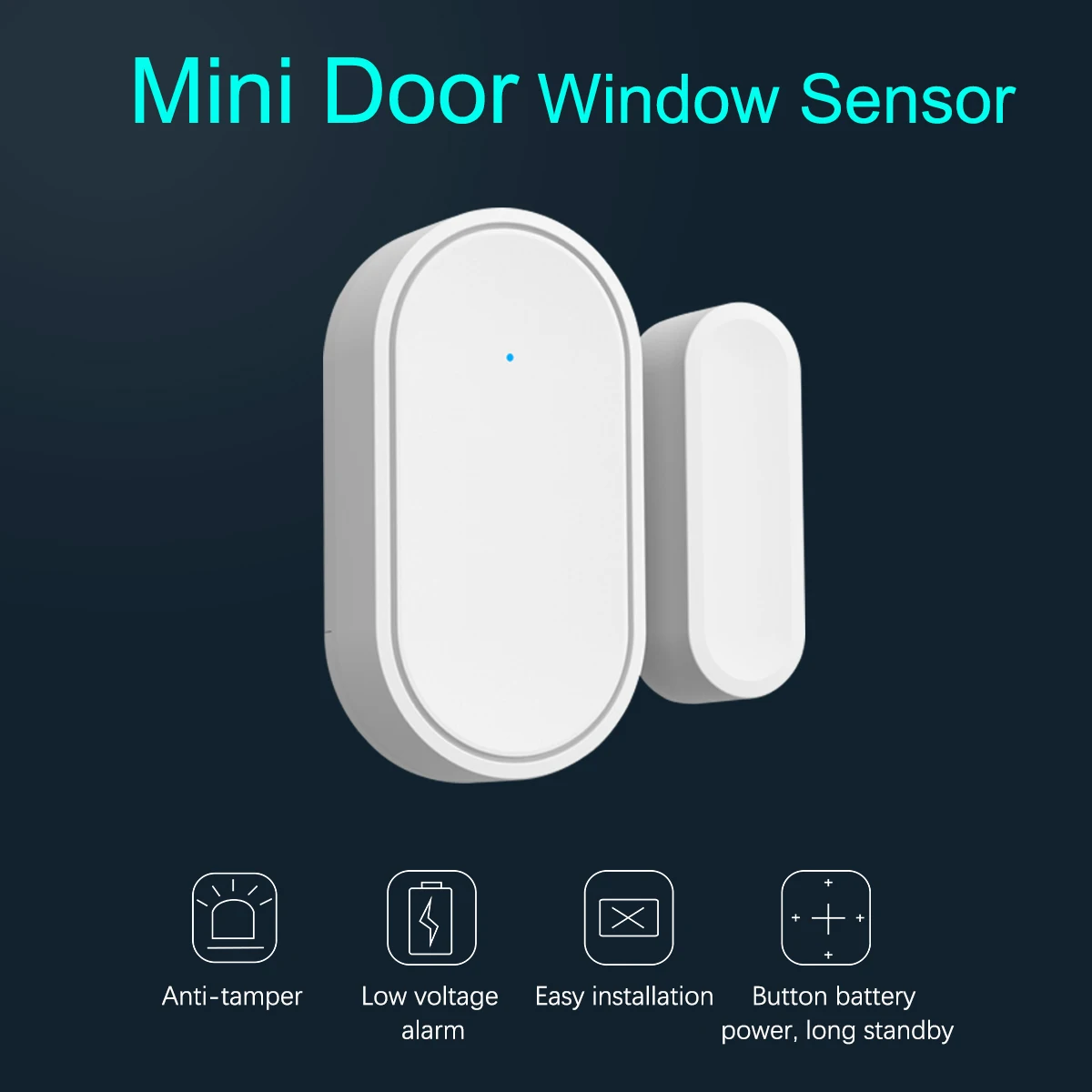 CPVAN Door Sensor Door Open/Closed Detector 433MHz Tamper Alarm Sensor for WiFi GSM 3G 4G Home Security Alarm System