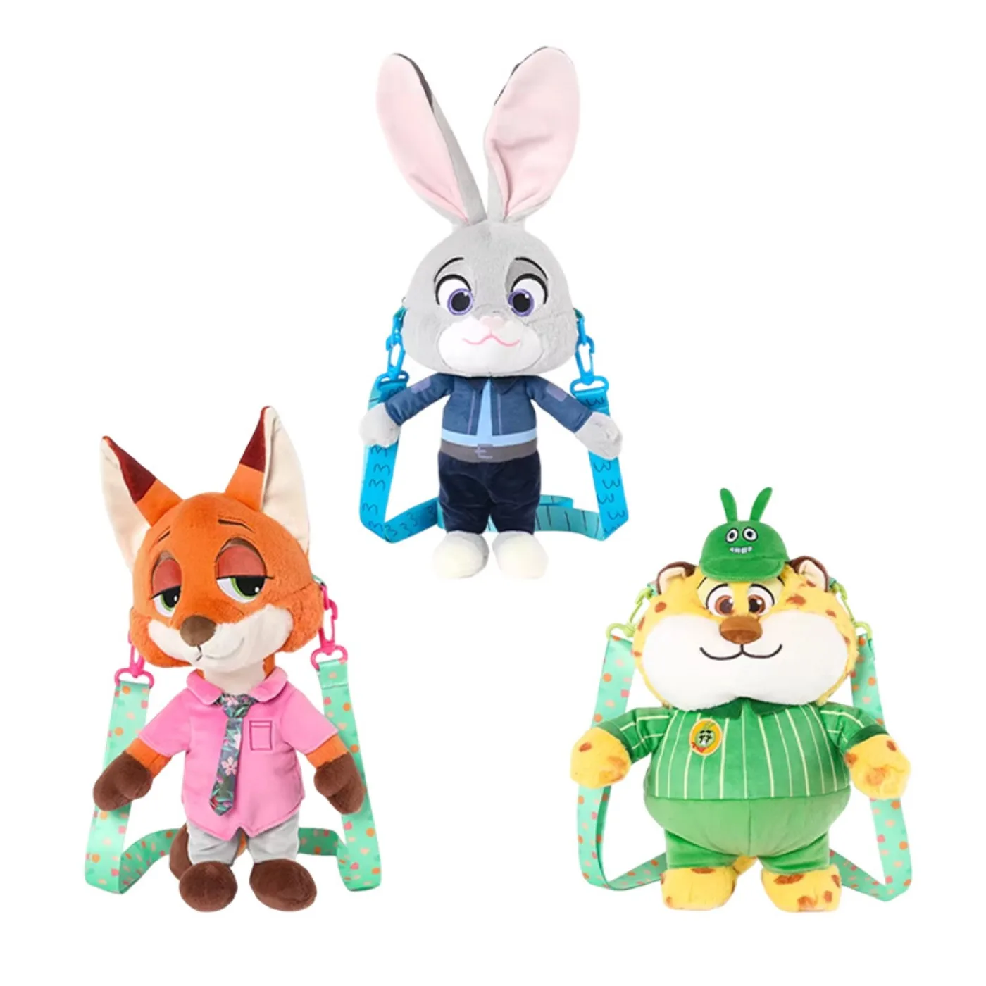 AOGER Genuine Zootopia Plush Judy Nick Sloth Sheep Leopard Finnick Pendant Cute Charm Sloth Decoration Birthday Gift