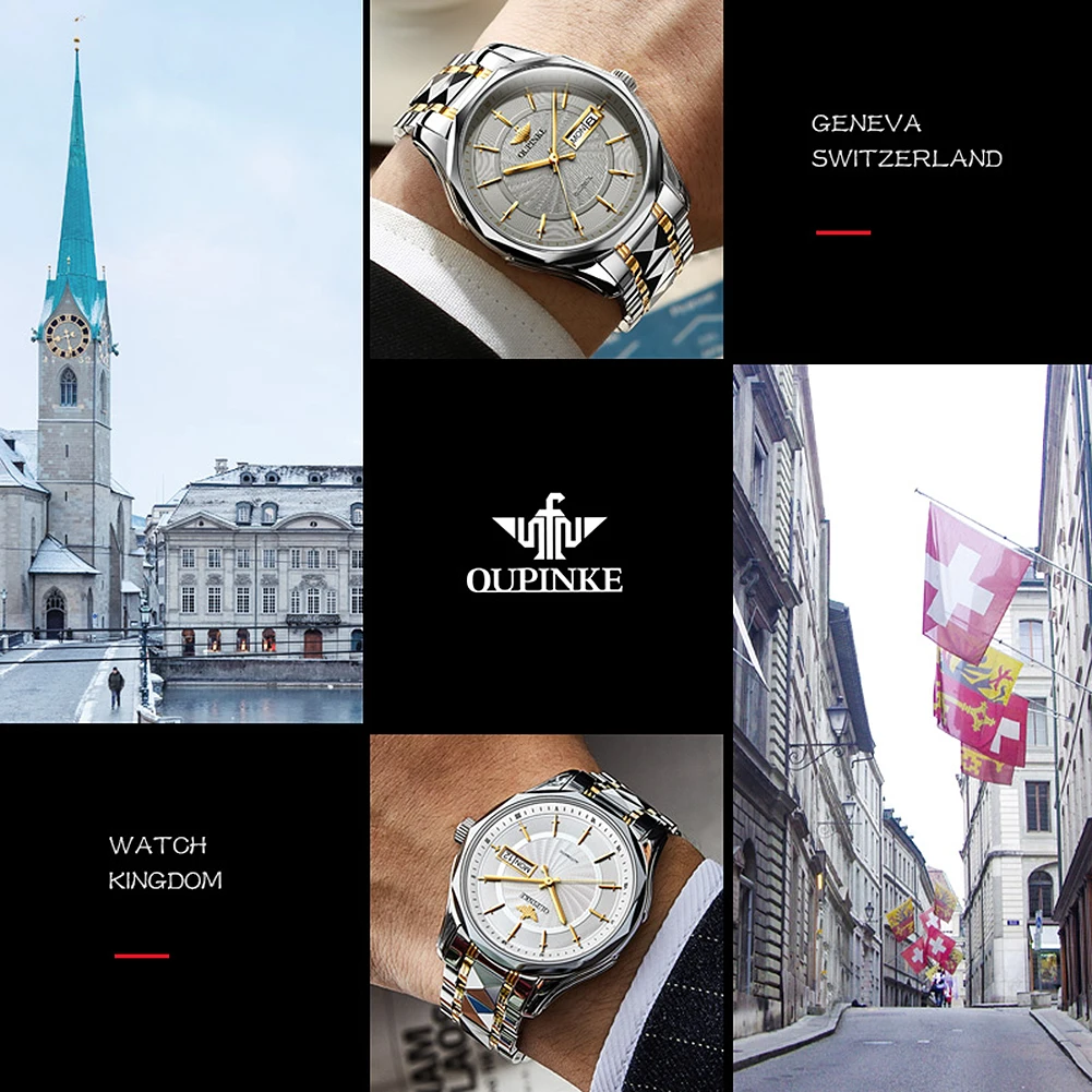 OUPINKE 3172 Twelve Knight Series Men Watch Japanese Movement Fully Automatic Mechanical Watch Sapphire Tungsten Steel Men Watch - Image 5