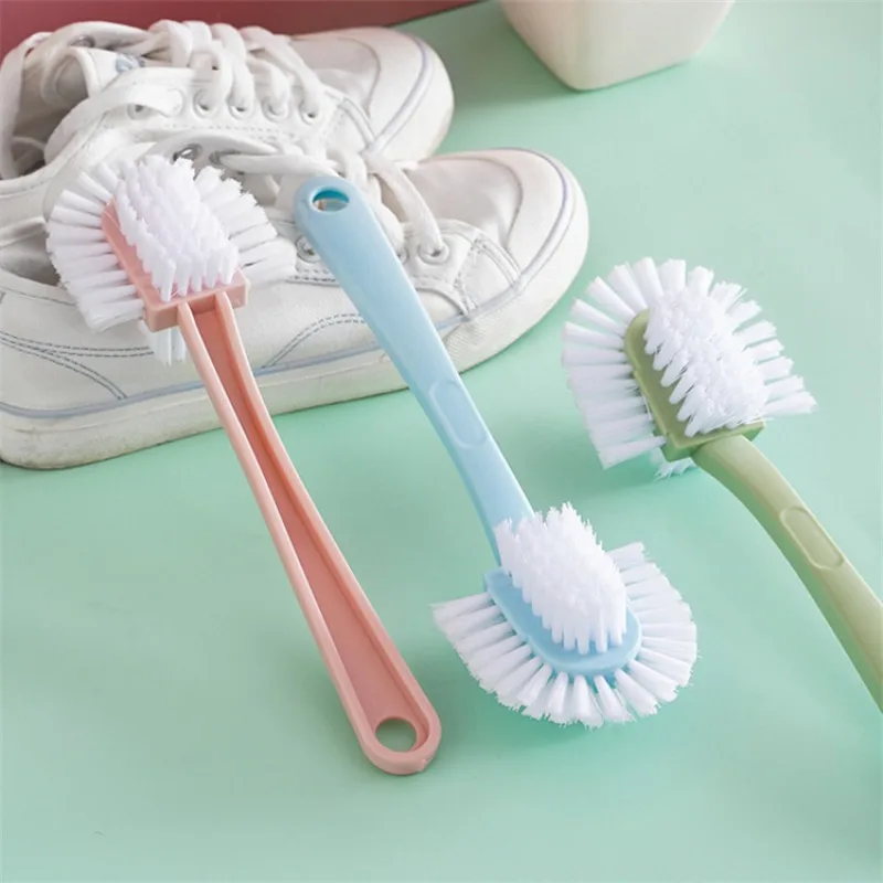 Shoe Brush Double-sided Ring Decontamination No Dead Ends Shoe Washing Brush Household Plastic Hard