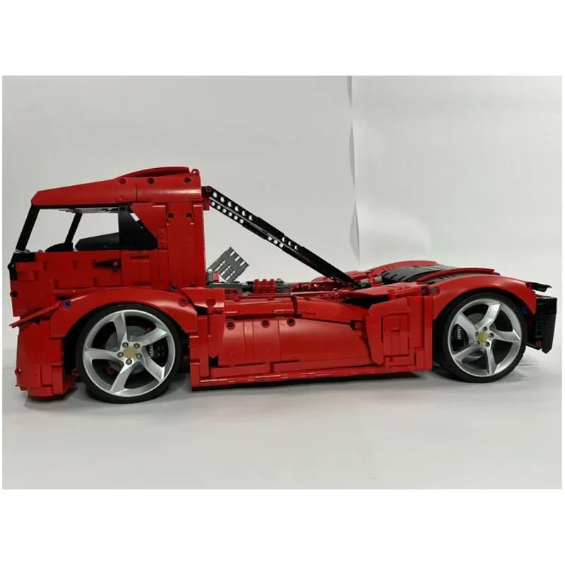 New MOC-158151 Classic Truck Iron Knight Static Edition 3113 Pieces Suitable for 42143 Building Blocks Kids Toys  Birthday Gifts