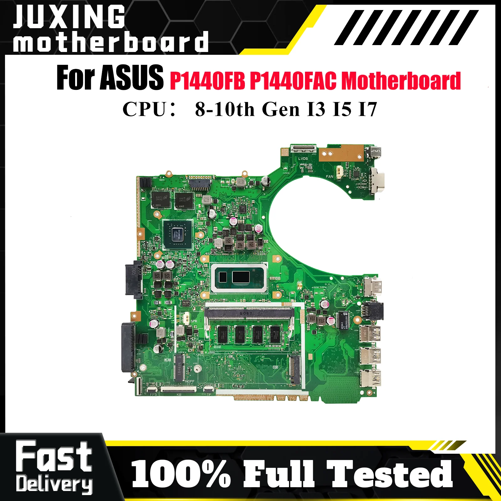 

P1440FB Материнская плата для ноутбука ASUS ProArt P1440FAC P1440FB P1440F Материнская плата для ноутбука с процессором I3 I5 I7 100% тестирование ОК быстрая доставка