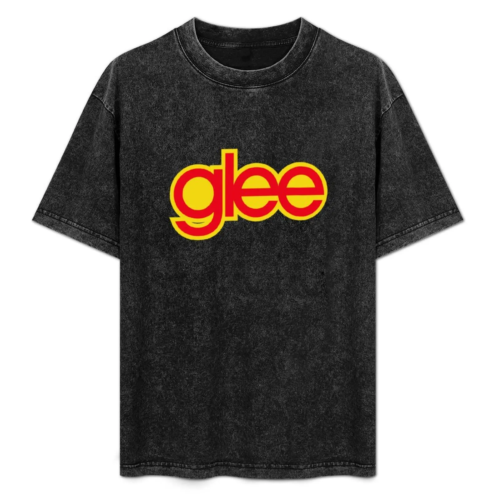 Glee logo - Red and yellow T-Shirt clothes Aesthetic clothing anime shirts men