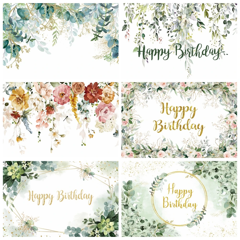 

Spring Greenery Eucalyptus Leaves Backdrop for Photography Green Leaf Flower Baby Shower Birthday Wedding Photo Background Decor