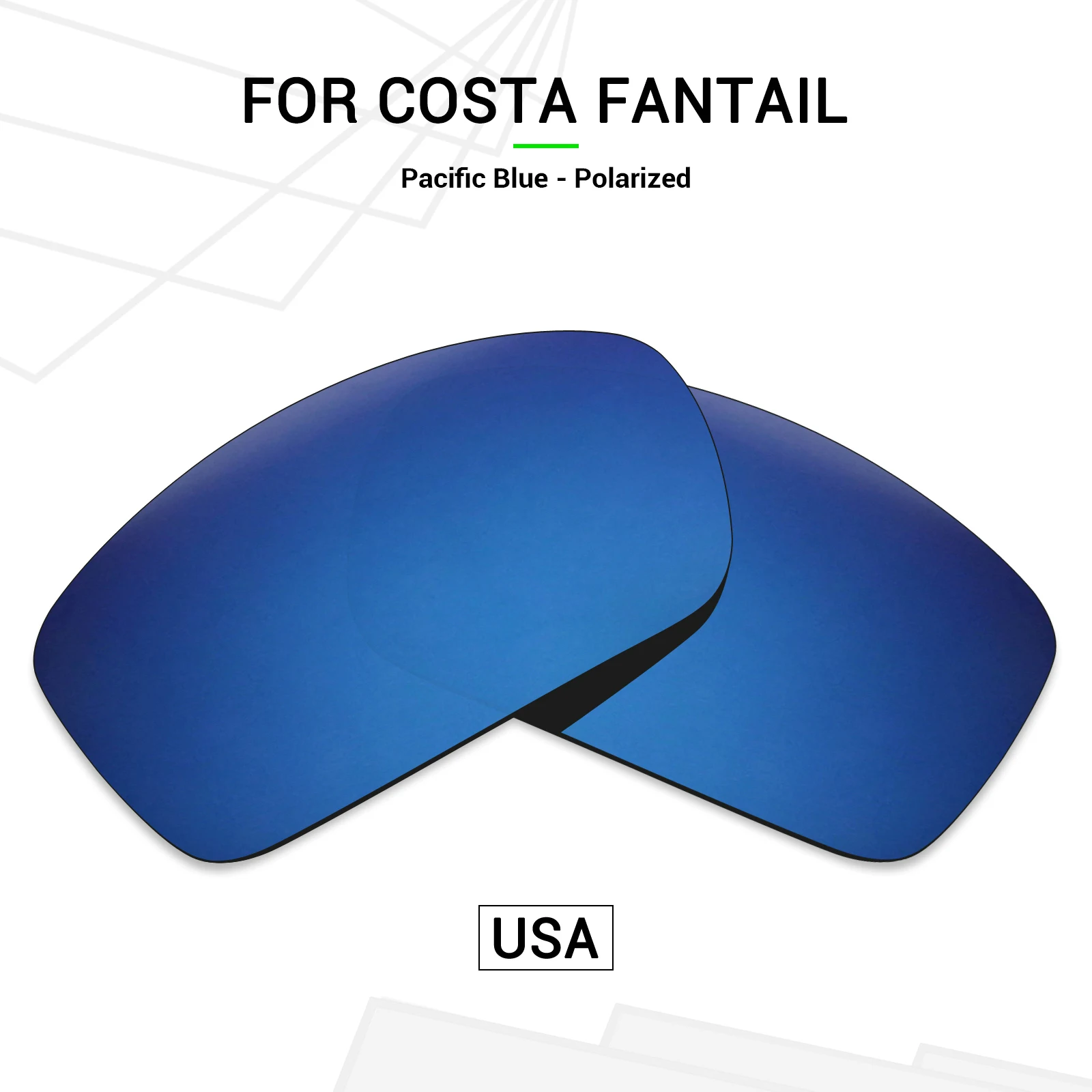 SNARK POLARIZED Replacement Lenses Compatible with Costa Del Mar Fantail Sunglasses - Multiple Options