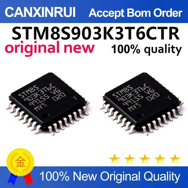 (5pcs-100pcs)Brand new original STM82903K3T6CTR package LQFP-32 8-bit microcontroller MCU