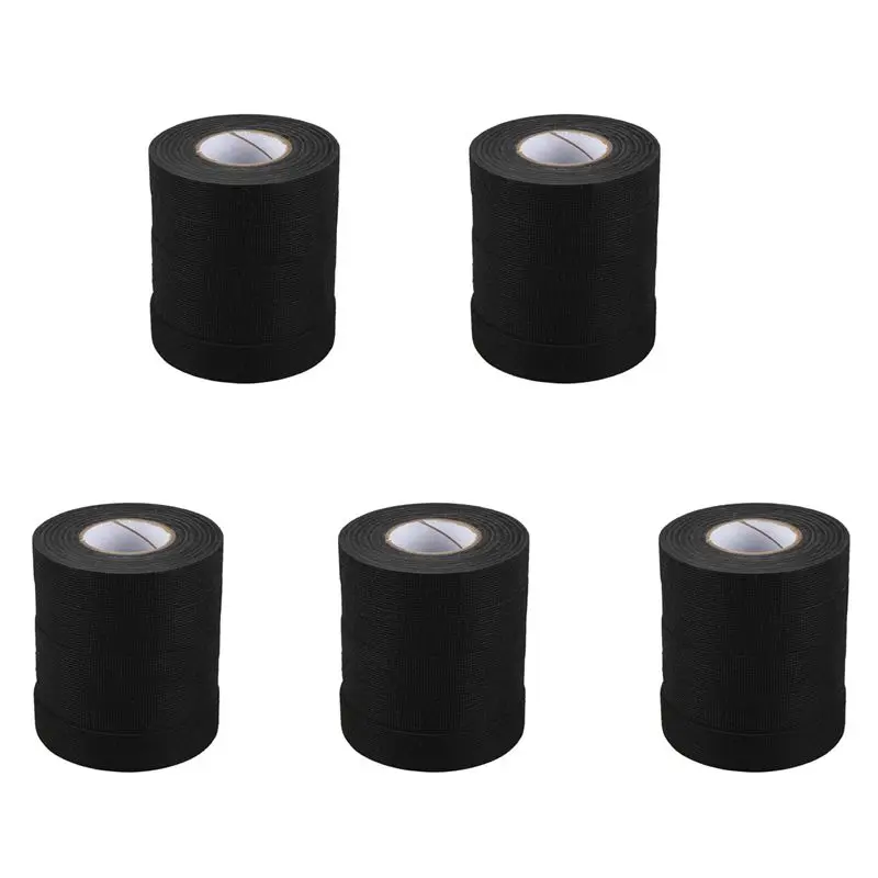 Y42A-25Pc Heat-Resistant Wiring Harness Tape Looms Wiring Harness Cloth Fabric Tape Adhesive Cable Protection 19Mm X 15M