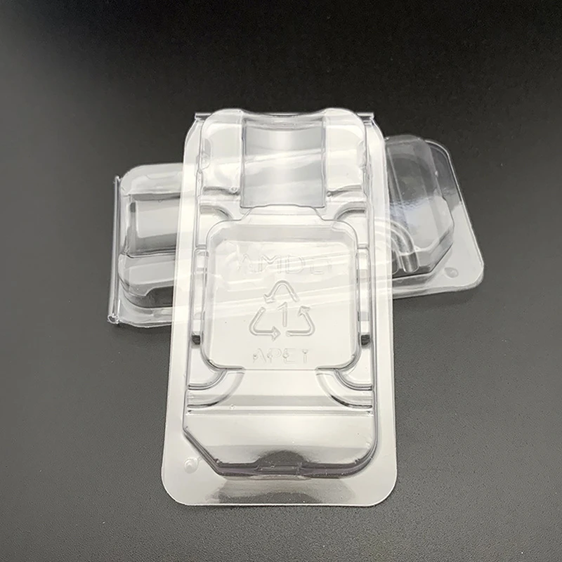 【C】10Pcs CPU Clamshell Tray Box AMD Case Holder Protection for AM2 AM3 FM1 FM2 - Computer Processor Socket Holder Packaging