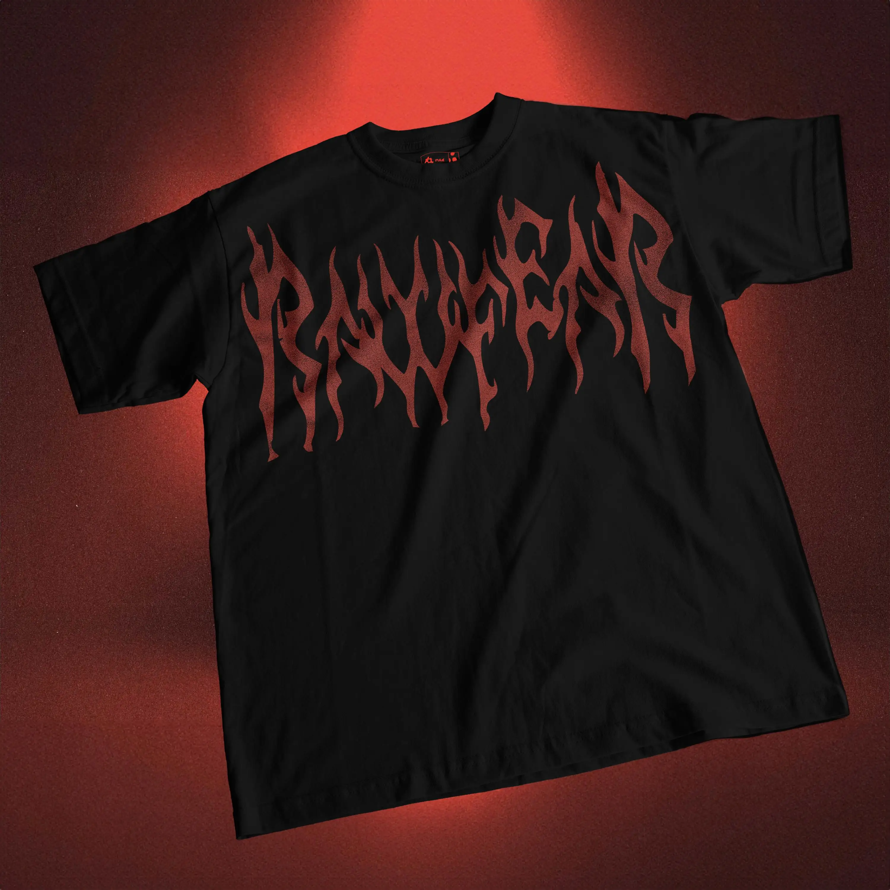 RAWFEAR T-Shirt | T-Shirt im 2yk-Stil mit Rundhalsausschnitt und Aufdruck, inspiriert von „Twenty One Pilots Breach“. – Detail 3