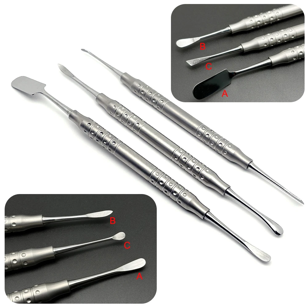 1/3Pcs Double Ended Periosteal Elevator Dental Implant Instrument Retractor Separator Dental  Tissue Retracting Oral Surgical