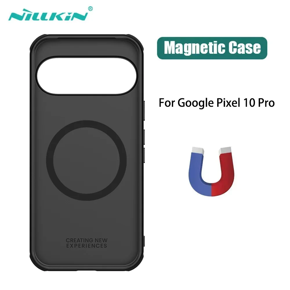 

Чехол MagSafe для Pixel 10 Pro NILLKIN Frosted Shield Pro, магнитный жесткий чехол для Google Pixel 10 Pro XL