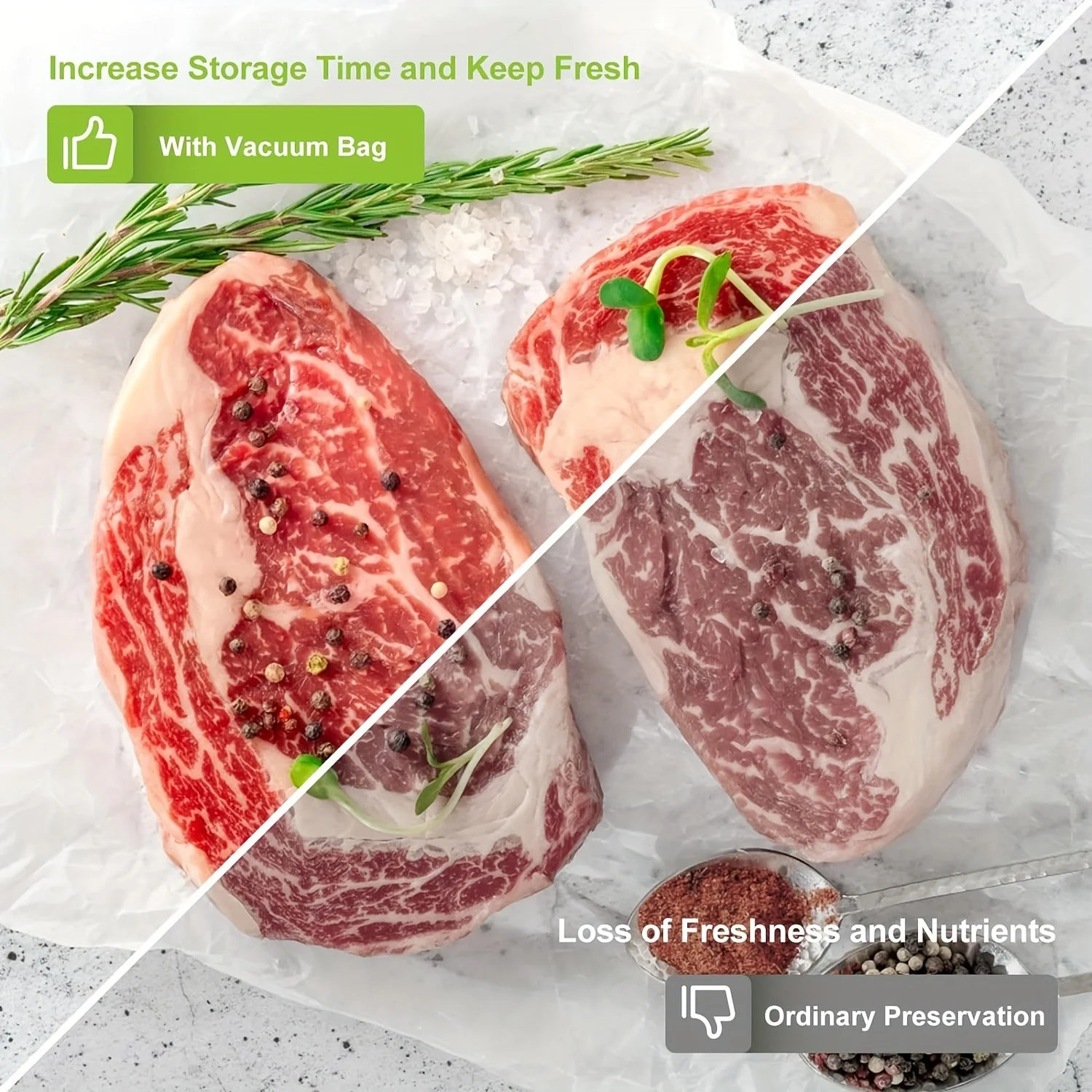 Vacuum Food Bags for Storage - Vacuum Sealer Bags Rolls Bpa Free review and price