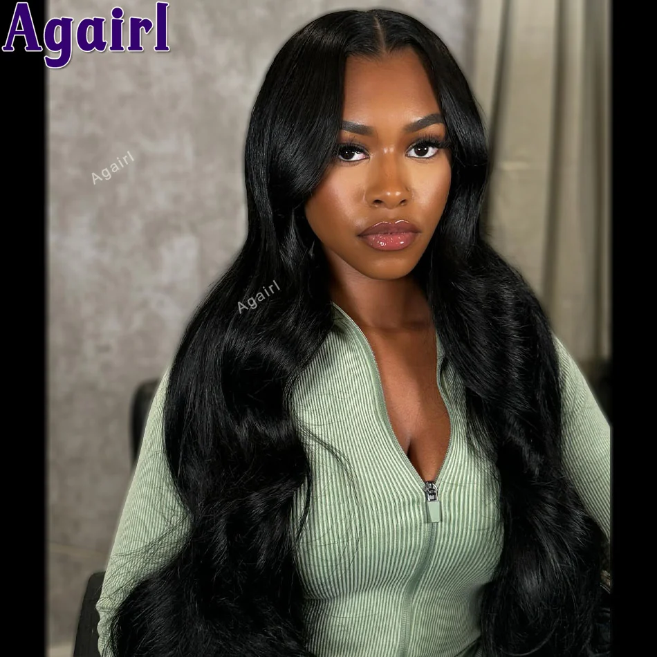 Perruque Lace Closure Wig Body Wave Naturelle pour Femme, Cheveux Humains, Balayage Ombré, Gris, Blond Ombré, Pré-Plumé, Prêt à l'emploi, 13 Tages, 13x6