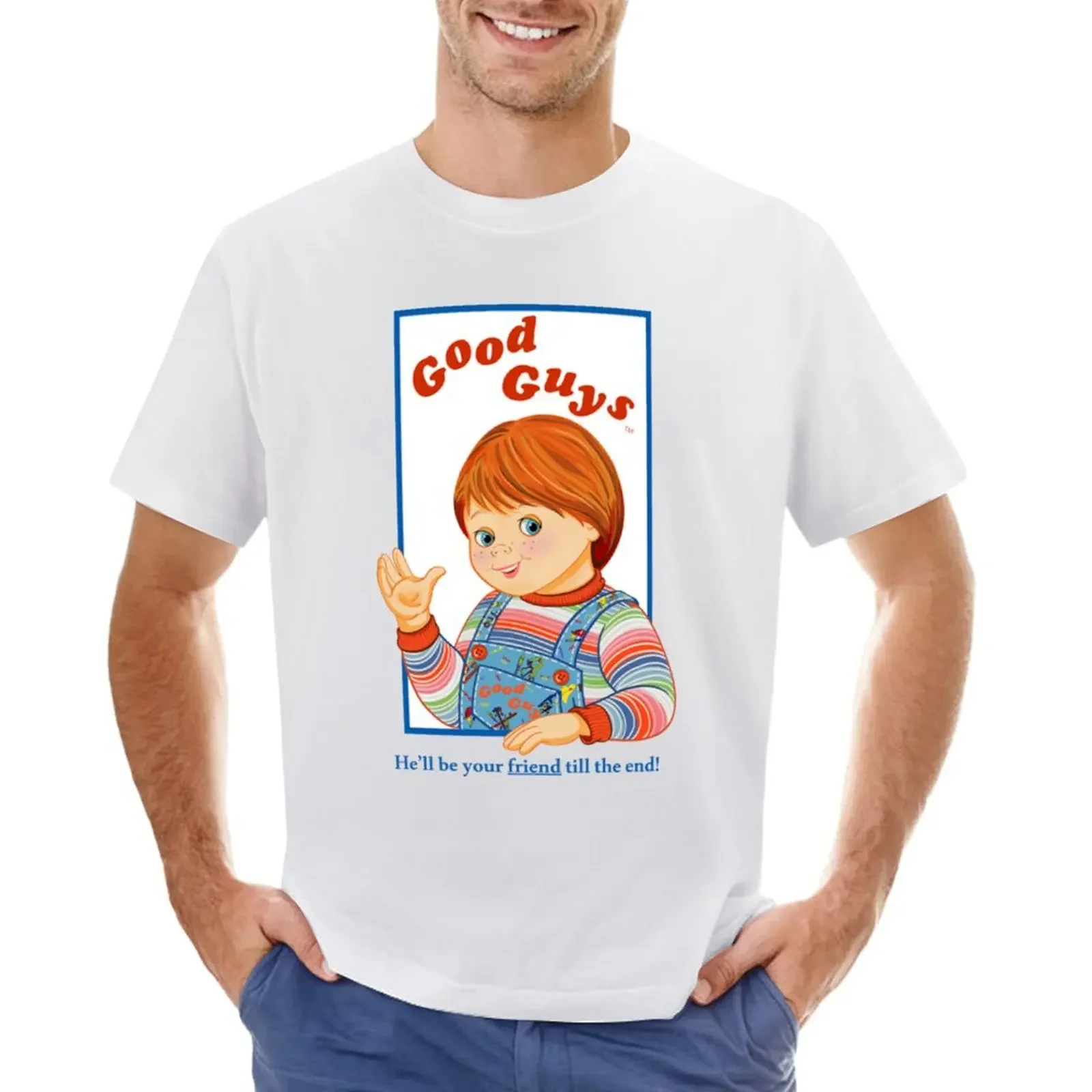 

Childs Play - Good Guys - Chucky T-shirt summer top anime clothes for men