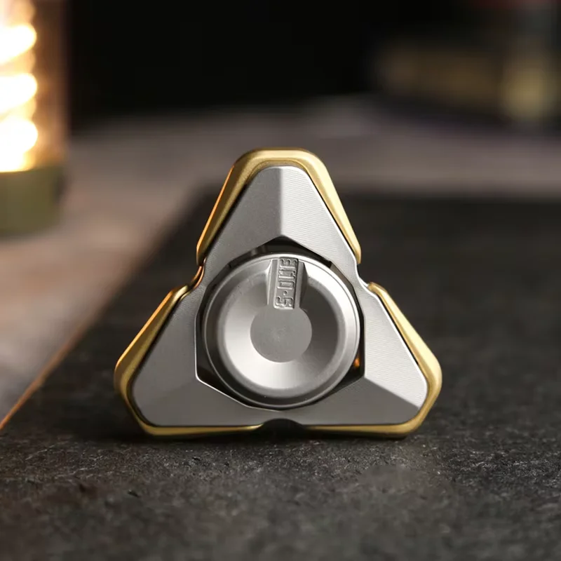 Suàn QS Magnetic Open-Armor Fidget Spinner Metal Stress Relief Toy for Adults | Magnetic Rotating Top Desktop Decompression Toy