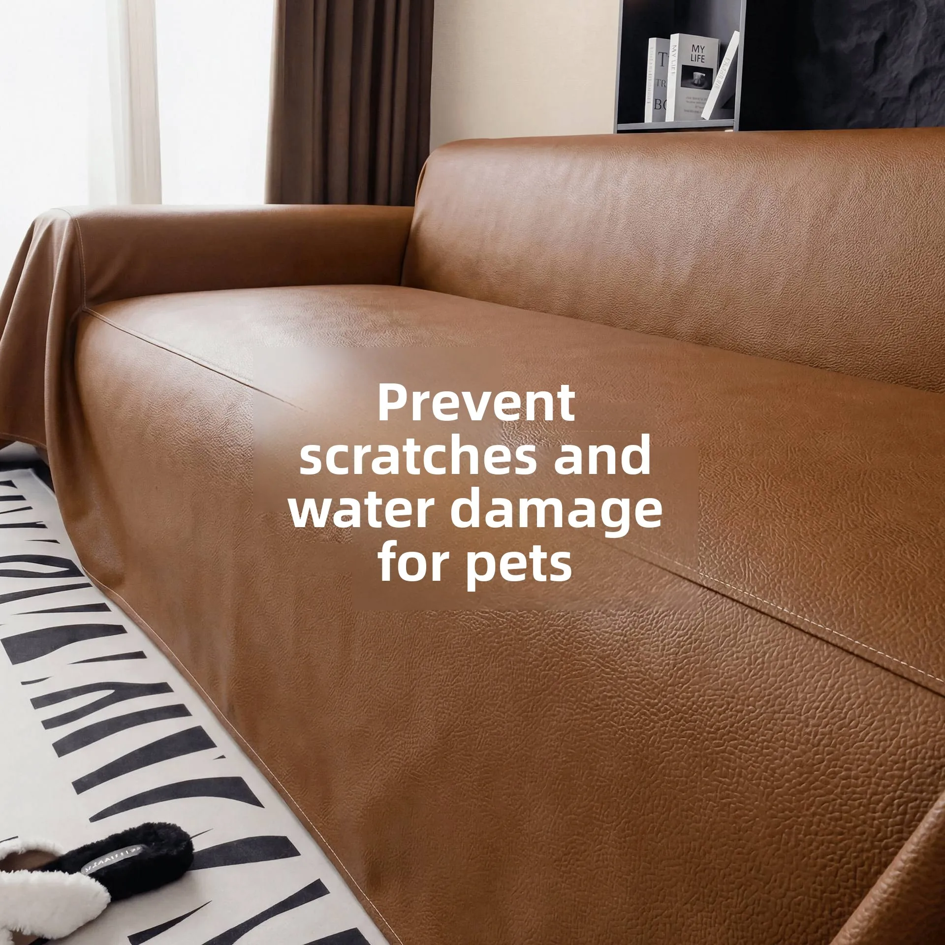 Waterproof High Density Leather Sofa Cover Protector Summer Cool Mat Pad Non-Slip Cowhide Simulation Cloth Sofa Towel