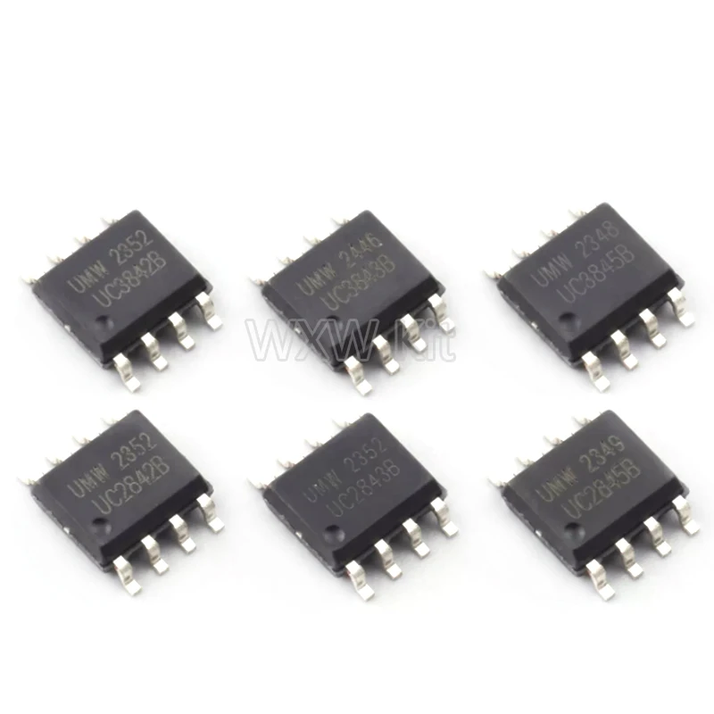 10pcs UC3842 UC3843 UC3844 UC3845 SOP8 UC3842B UC3843B UC3844B UC3845B SOP-8 3842 3843 3844 3845 SMD New Original