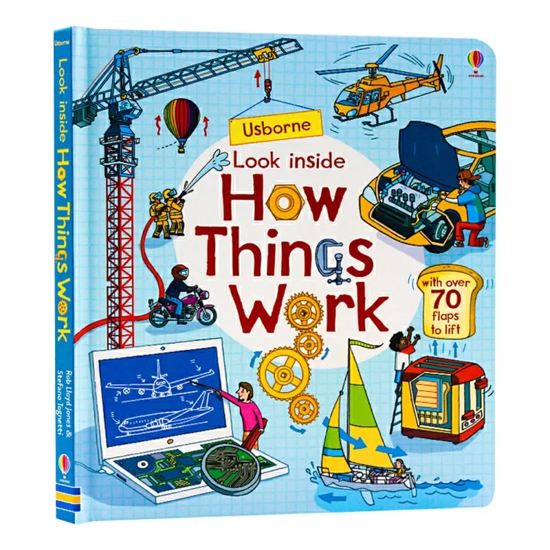 Look Inside How Things Work,Children's books aged 3 4 5 6, English Popular science picture books, 9781474936576