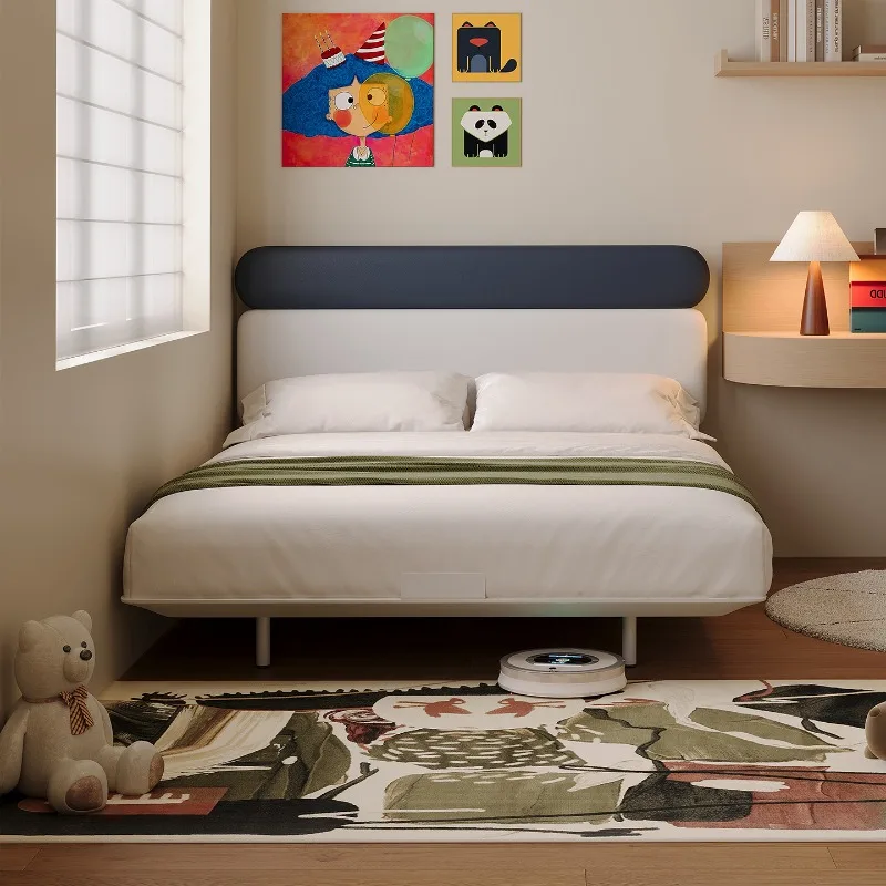 Source factory children's bed dopamine color matching suspended small apartment bed space saving environmental protection 0 form