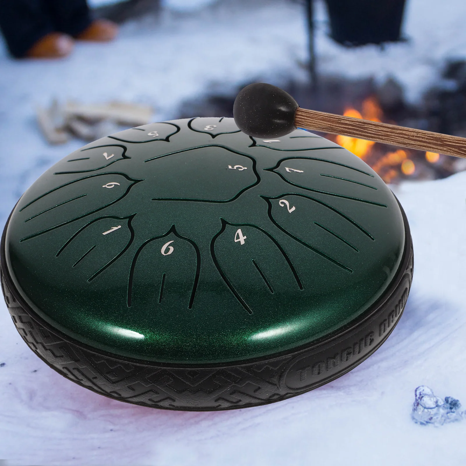 

1 Set Steel Tongue Drum Percussion Instrument Portable Ethereal Musical Instrument For Adults Creative Hand Drum Pocket