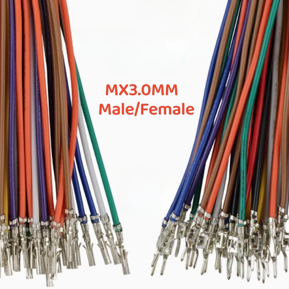 10PCS Molex Connector 3.0mm Pitch Small 5557/5559 Male And Female Docking Terminal Wire 20cm Electronic Cable Connection Harness