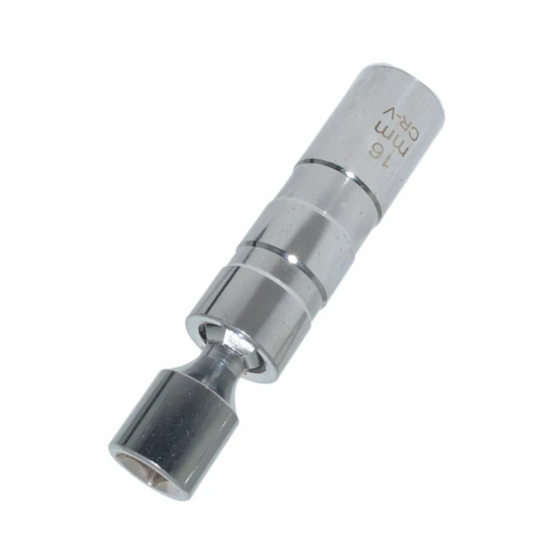 14MM/16MM Thin Wall Magnetic Swivels Spark Plug Socket Magnetic Thin Wall 12-Point Joint 3/8inch Drive Wrenches Tool