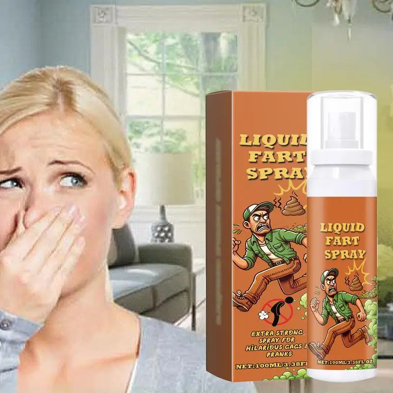 Smelly Spray 100ml Liquid Prank Joke Spray Novel Funny Toys Stinky Gags Portable Joke For Festival Parties