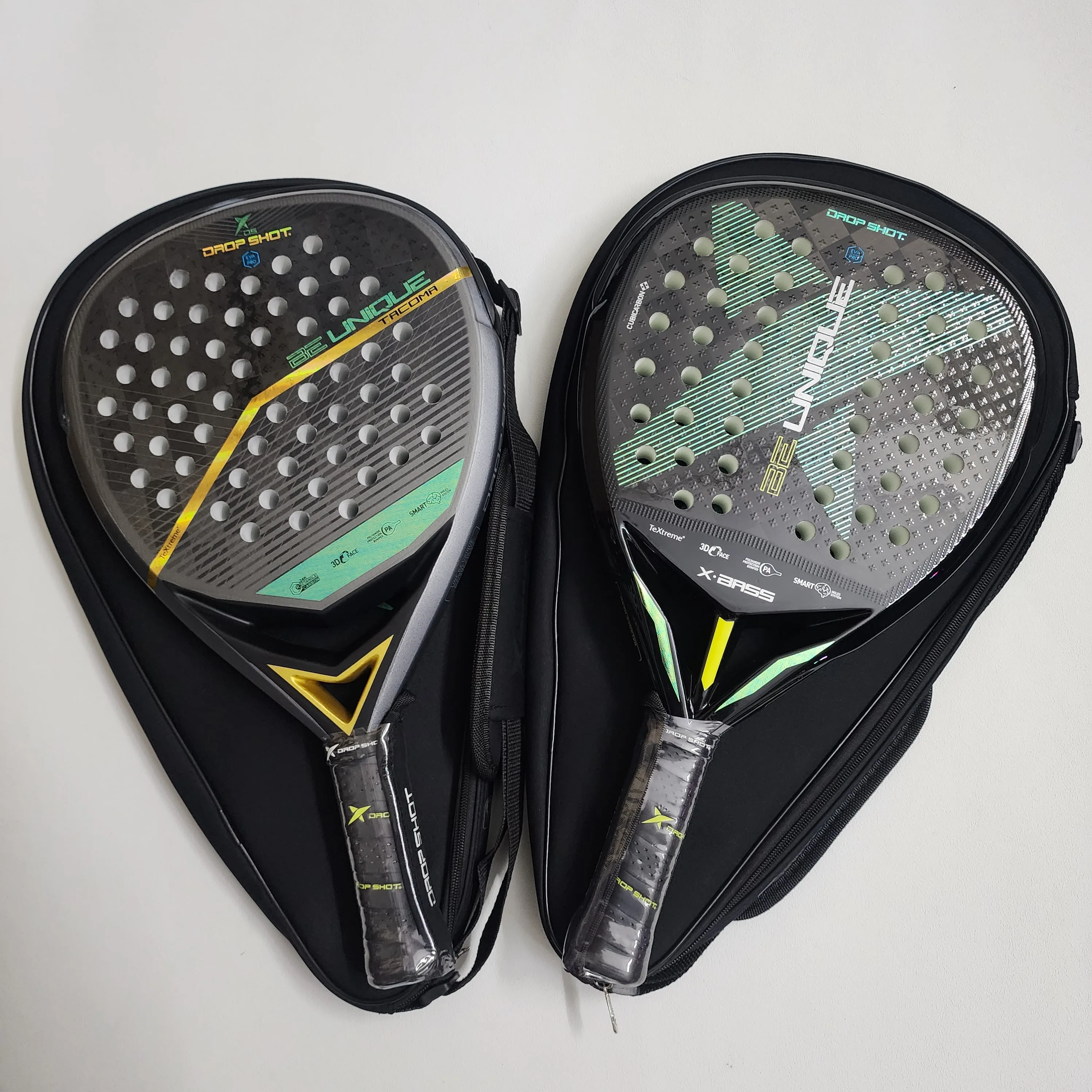 Padel Tennis Racket 12k Carbon Fiber Rough Surface High Balance with EVA SOFT Memory Padel Paddle Padel Tennis Racket