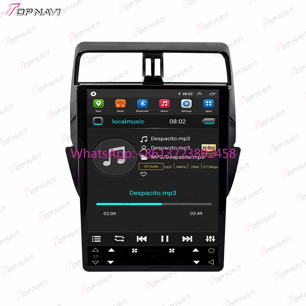 

15.1 Inch Toyota Prado 2014-2017 Car Radio with GPS & DSP 4+64G Car Play Multimedia Android Touch Screen Car DVD Player