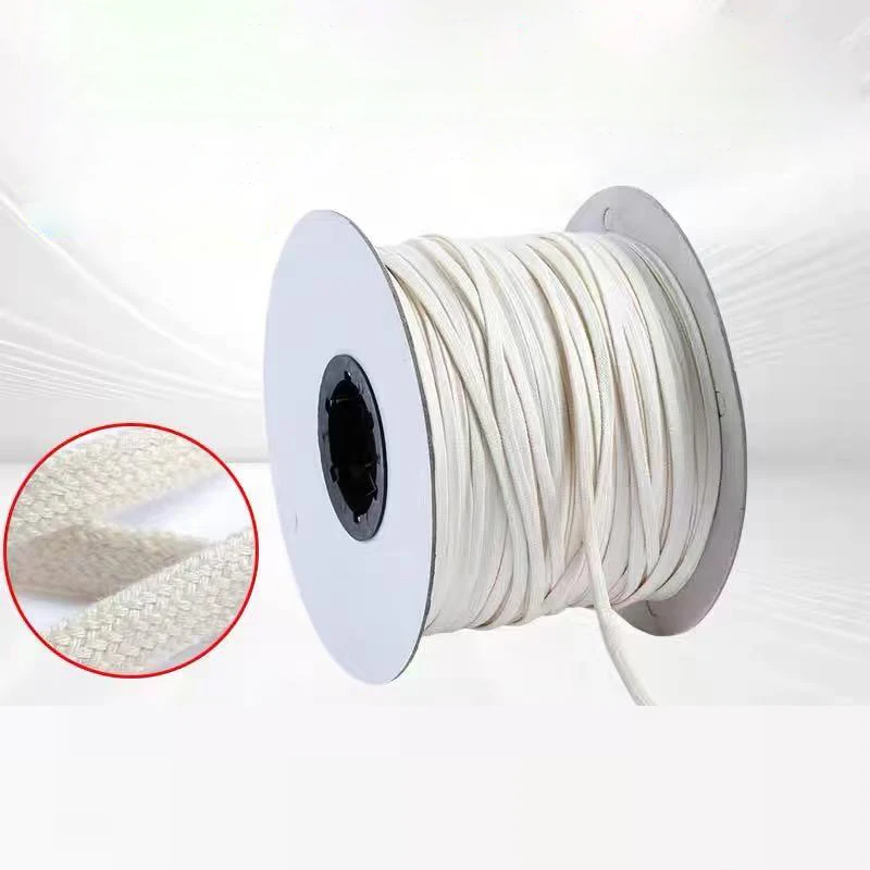 Natural Pure Cotton Braid Sleeves cable wrap10MM 15MM 20MM 25MM 30MM Braided cotton tubing