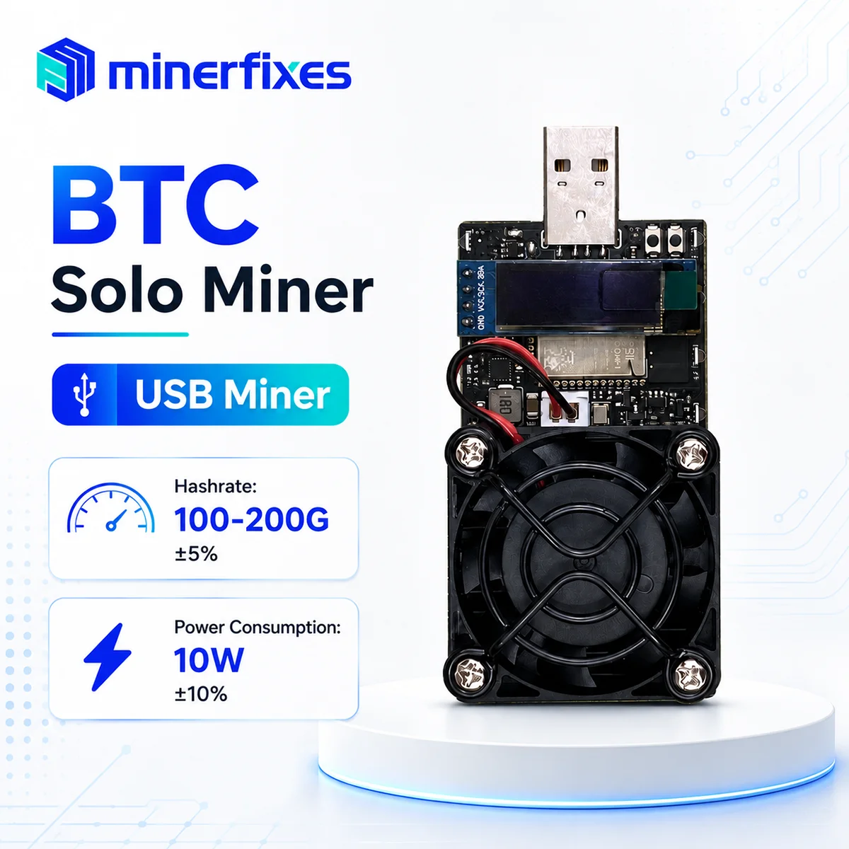 Minero USB de Bitcoin NexusNOS 100-200GH/S, Máquina de Minería Criptográfica ASIC, Hashrate 10W, Bajo Consumo, Minería Individual de BTC en Casa, Lotería 2026 Nuevo