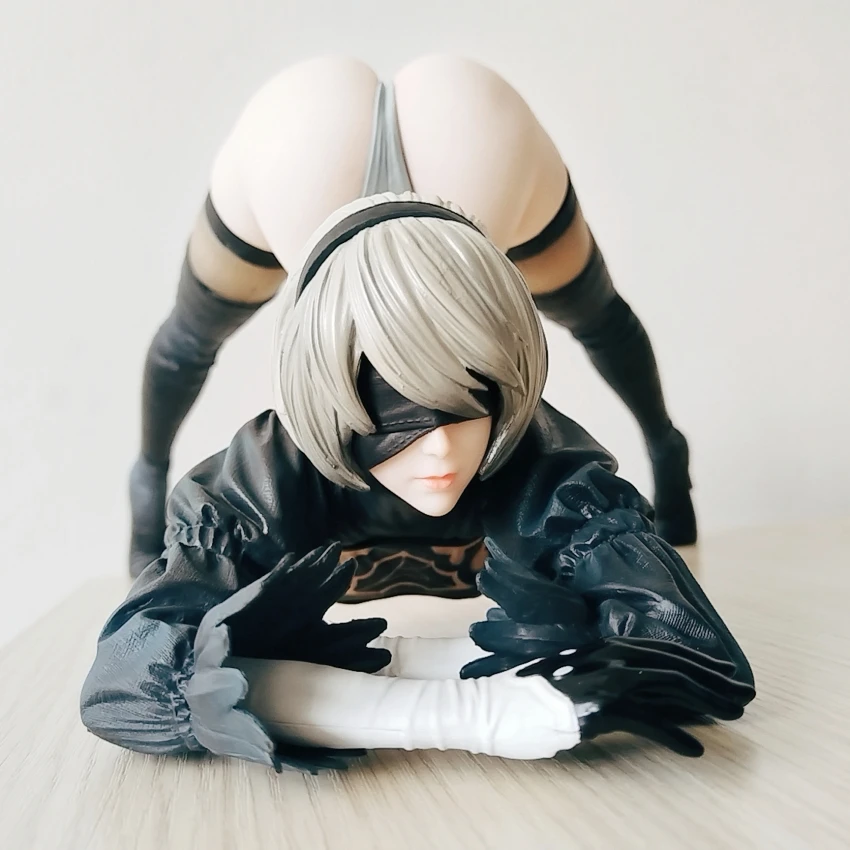 16CM NieR Automata YoRHa No. 2 Type B figma 2B Lifeform Kaine Nier PVC Action figure doll model Collectible statue figura gift