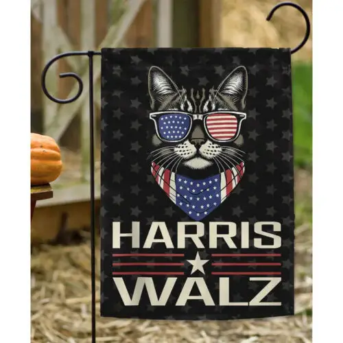 Harris Walz 2024 Garden Flag, Kamala Harris for President Democrat Flag