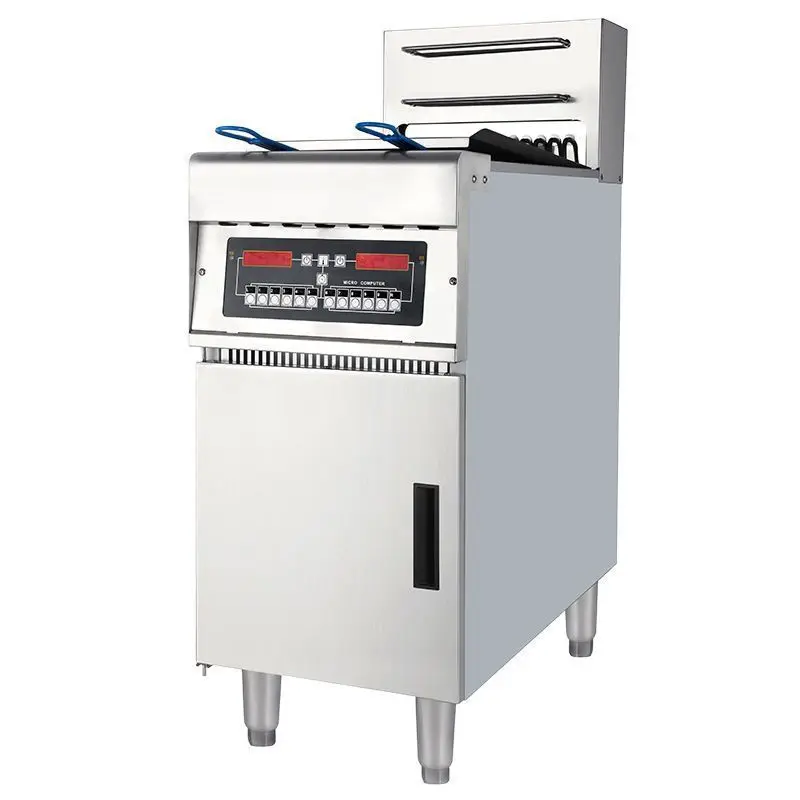 Hamburg Fried Chicken Shop Vertical Single Cylinder, Computer Version Fryer Capacity, Fryer, Fried Chicken Shop Electric Fryer