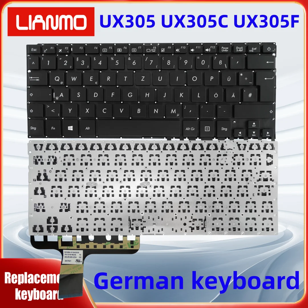 German Laptop Keyboard for Asus ZenBook UX305 UX305C UX305F UX305LA UX305UA UX305CA keyboard