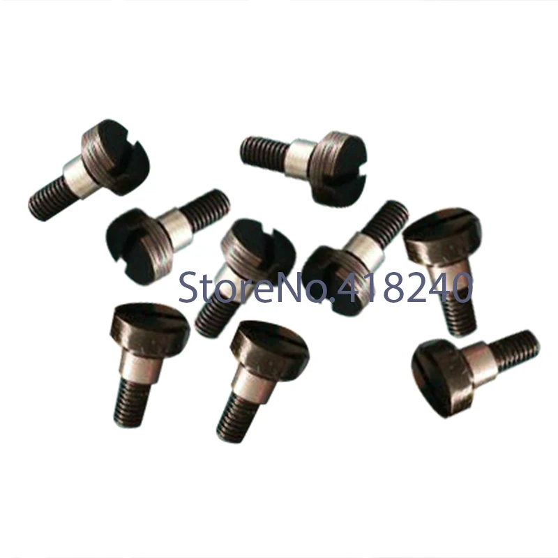 Embroidery Machine Parts Small Whilte Wheel Round M3 M4 Slotted Screw