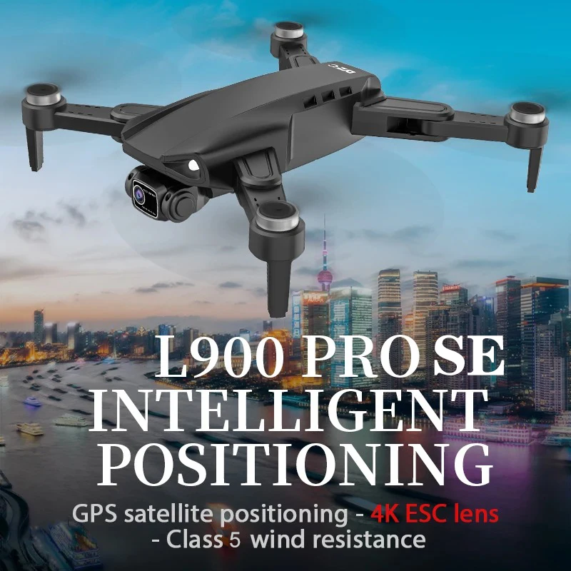L900 PRO SE GPS Drone 4K Professional With HD Camera 5G WIFI FPV Brushless Motor Optical Flow Helicopter RC Quadcopter Dron Toys