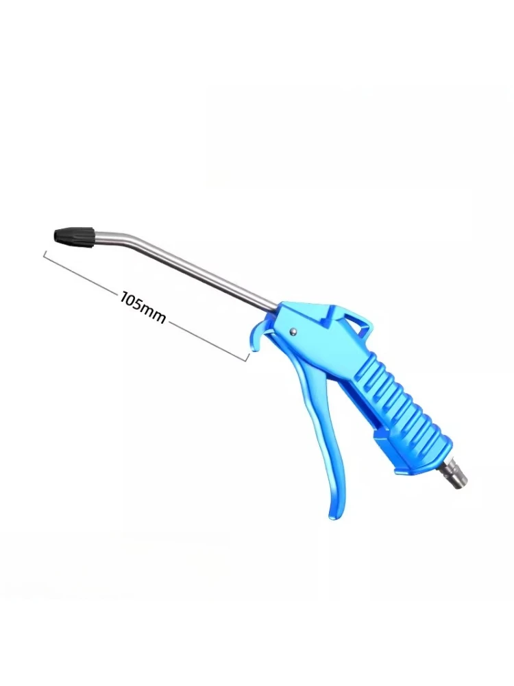 مسدس نفخ الهواء مسدس إزالة الغبار عالي التدفق للضاغط مع فوهة عازمة بزاوية ثلاثة ألوان نمط قصير لإصلاح السيارات #3