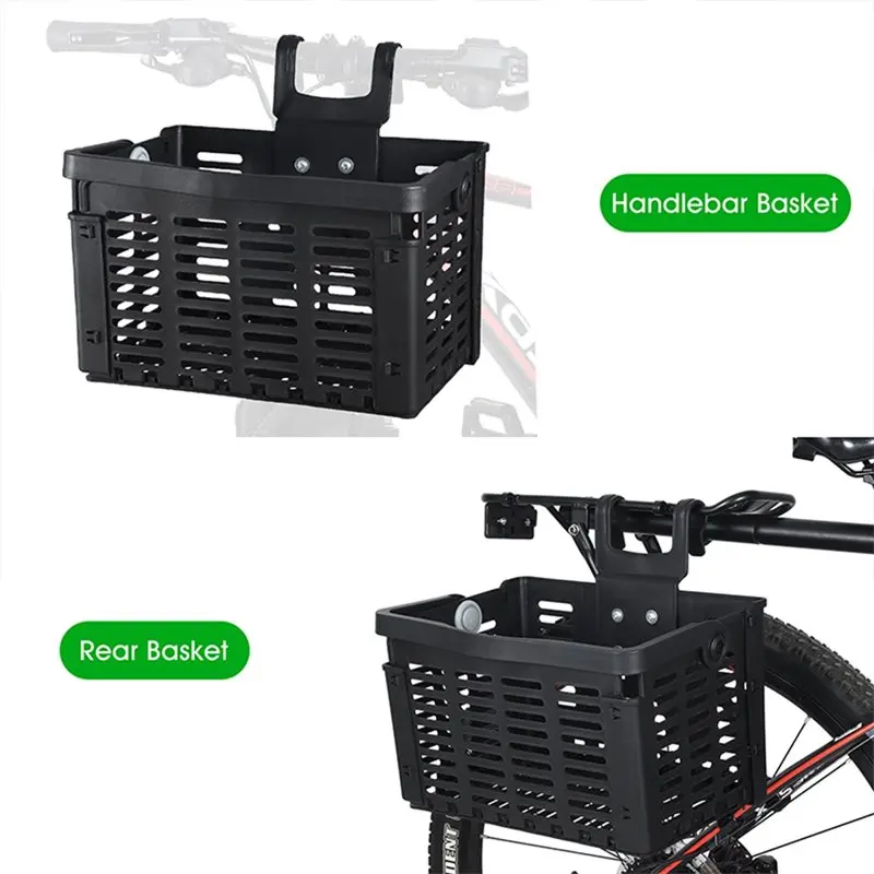 A74K-Foldable Bicycle Basket For MTB And Road Bikes - Multifunctional Cycling Accessories
