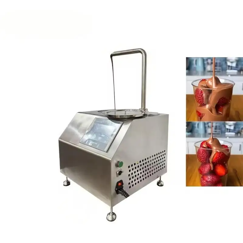 2026 5.5L Chocolate Melting Machine for Electric Tempering Dispensing Equipment for Chocolate Spiral Tap Machine for Candy
