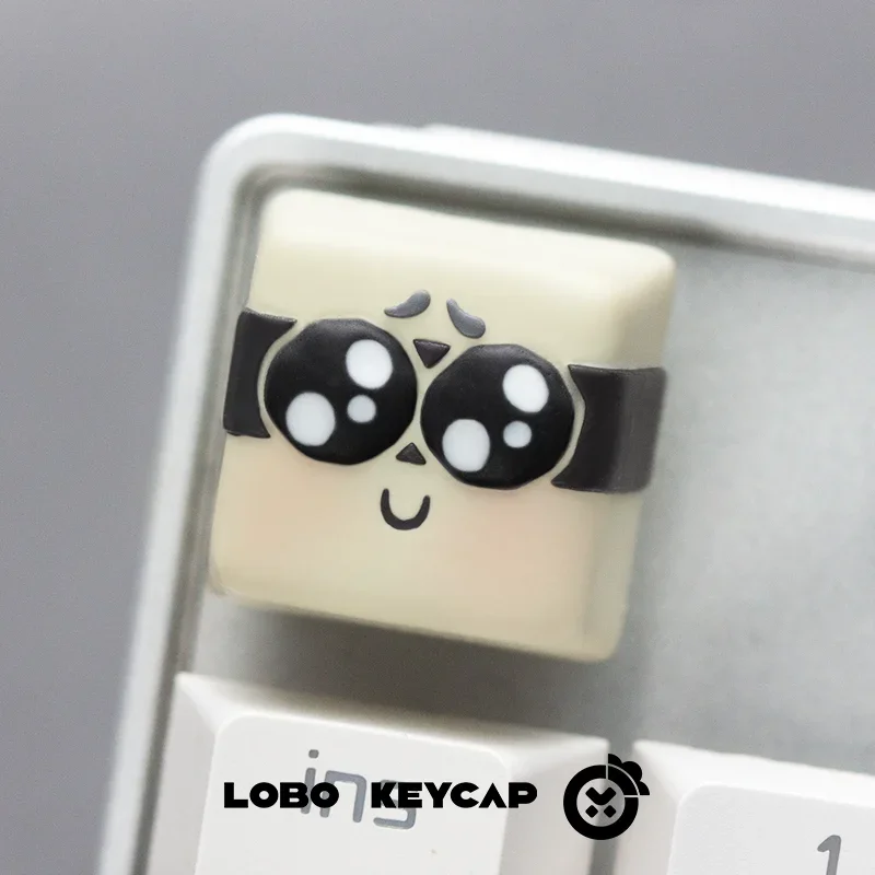 Emotionalmente temático keycaps personalizado personalizar design original resina artesanato keycap bonito dos desenhos animados anime ponto chave boné para jogadores