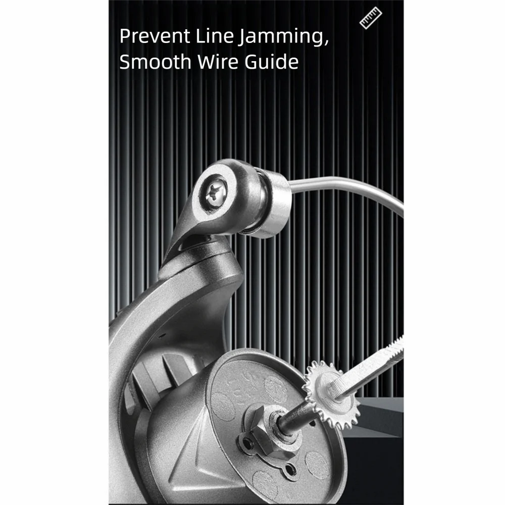 

5.2:1 Gear Ratio Spinning Fishing Reel Model 1000-7000 Anti-shake Balance Luya Fishing Spool High Sensitivity Wear-resistant