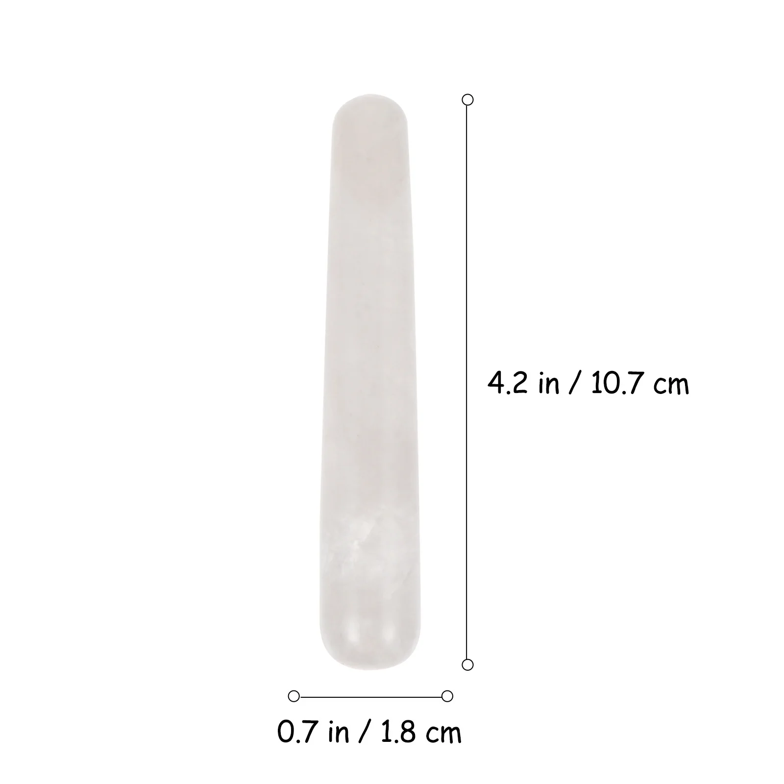 2 قطعة مدلك الوجه من حجر الكريستال، عصا التخسيس المضادة للشيخوخة، أسطوانة الوجه لشد البشرة والوجه