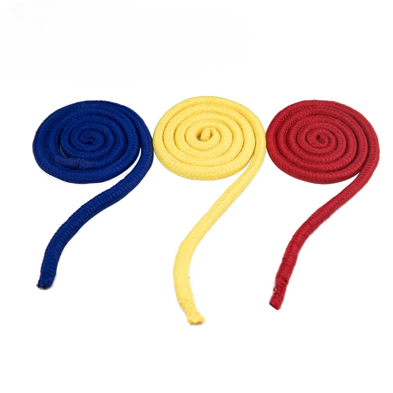 Three Color Linking Ropes Magic Trick Red Yellow Blue Props Close-Up Funny Professional Accessories